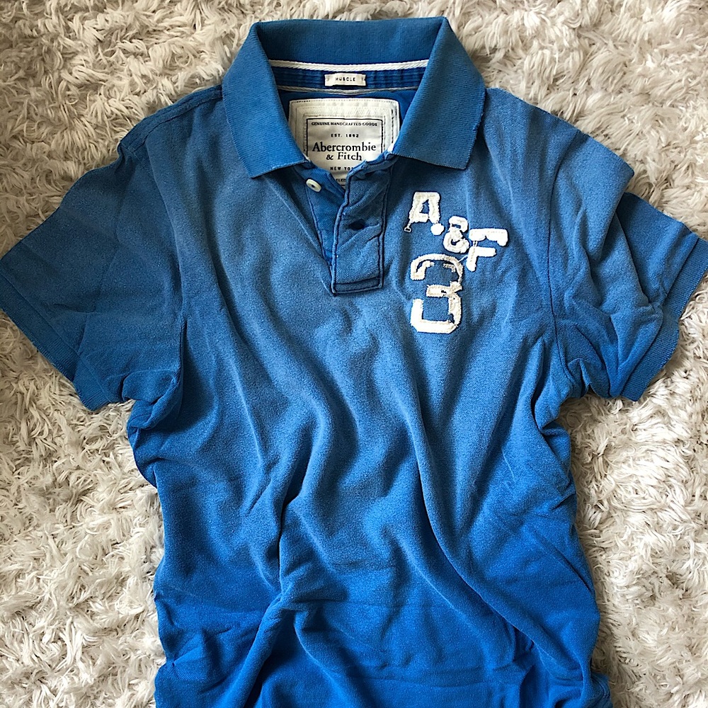 Men’s Abercrombie & Fitch Distressed Polo